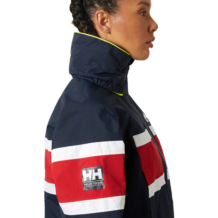 2024 Helly Hansen Mujer Salt Original Chaqueta De Vela 34426 - Navy